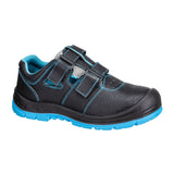 Portwest Sandaal FS70 S1P SR FO SR zwart-blauw(BK)