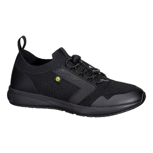 Portwest Werkschoenen Voetbescherming Schoen FT22 trainer O1 textiel ESD SR zwart(BK)