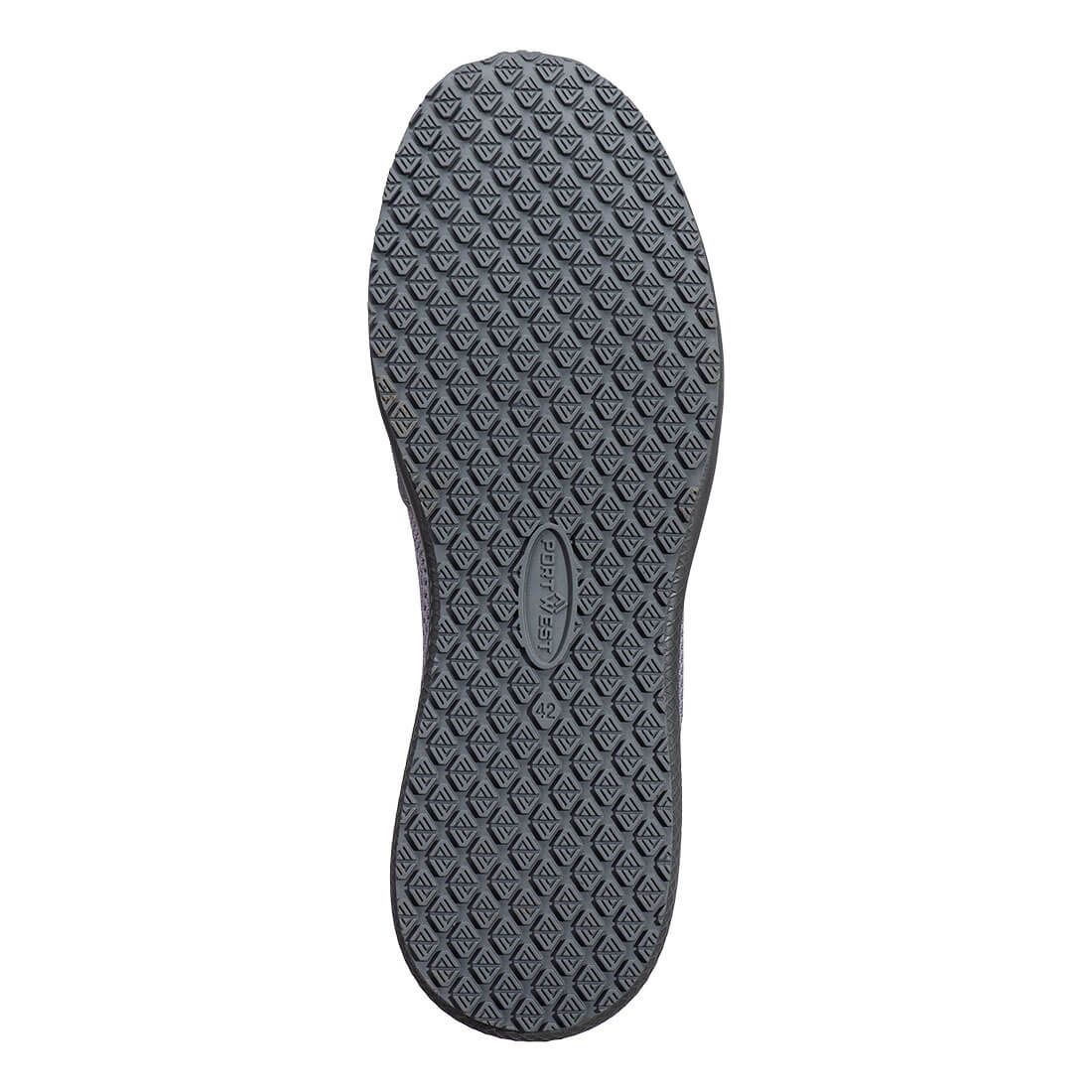 Portwest Werkschoenen Voetbescherming Schoen FT22 trainer O1 textiel ESD SR grijs(GR)