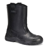 Portwest Steelite Voetbescherming Veiligheidslaars FT23 Steel Leather Rigger S3 CI HI FO SC SR zwart(BK)