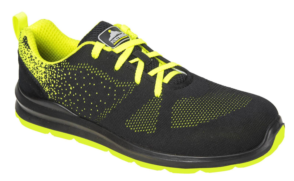 Portwest Schoenen FT25 Lichtgewicht zwart-groen(BG)