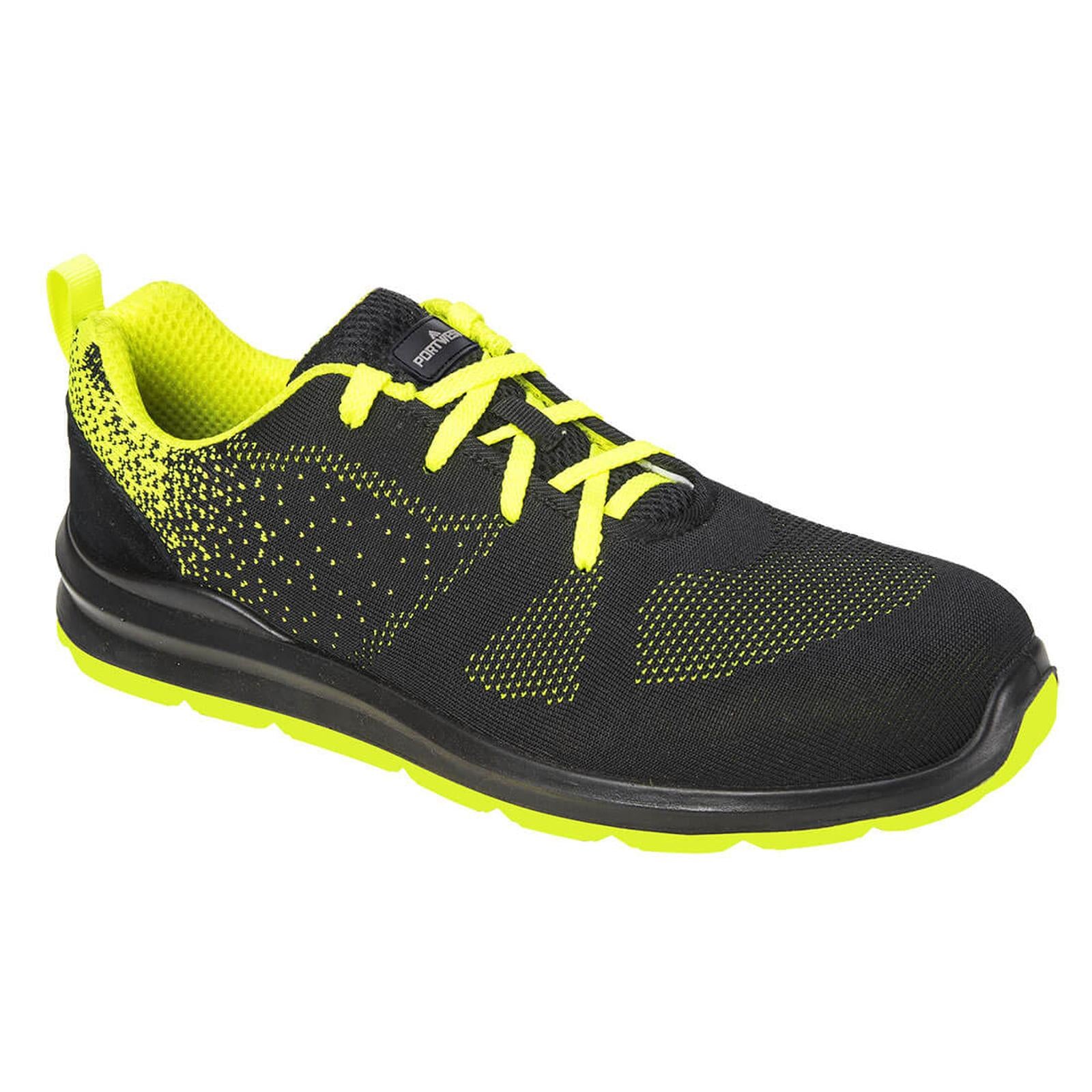 Portwest Schoenen FT25 Lichtgewicht zwart-groen(BG)