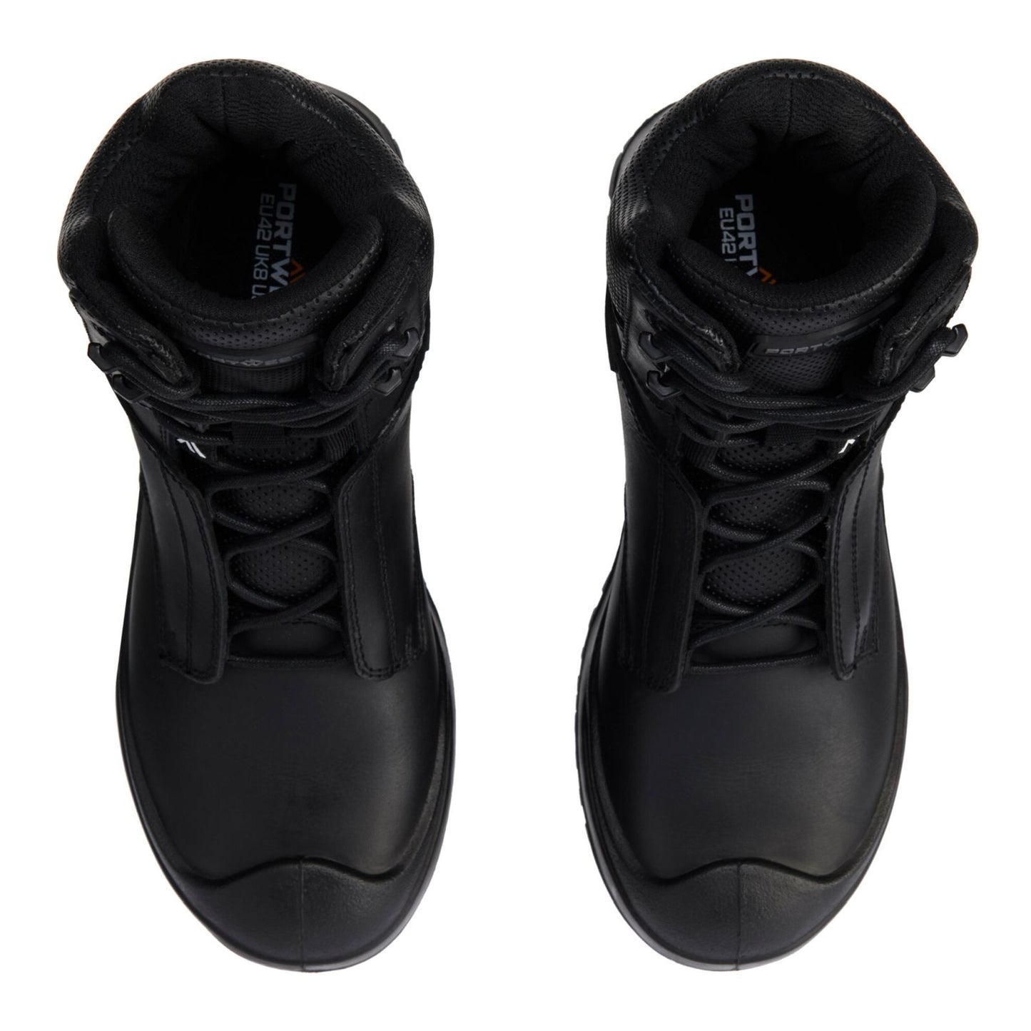 Portwest Steelite Grip Voetbescherming Schoen FT31 staal leer S3 SC HRO HI CI LG SR zwart(BK)