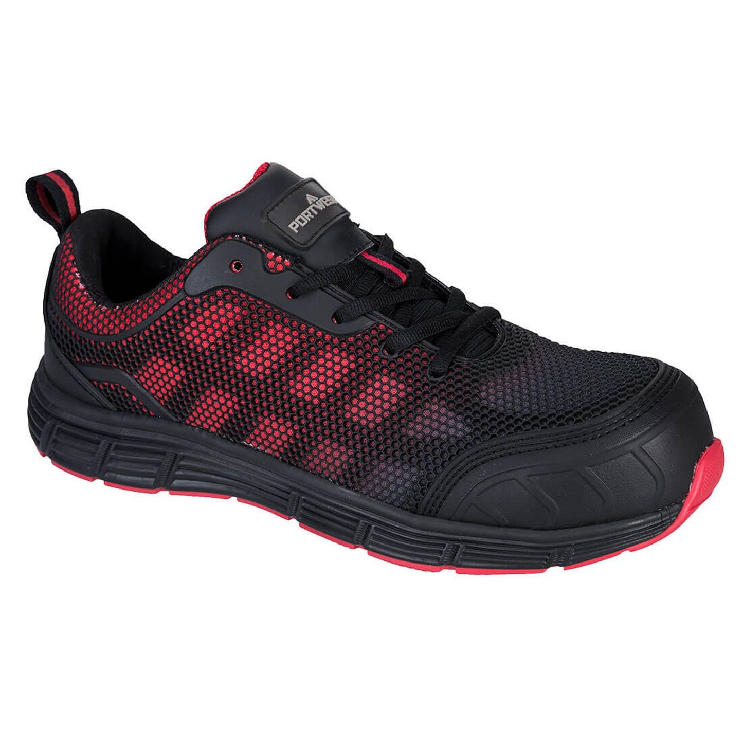 Portwest Schoenen FT35 Metaalvrij zwart-rood(BK)