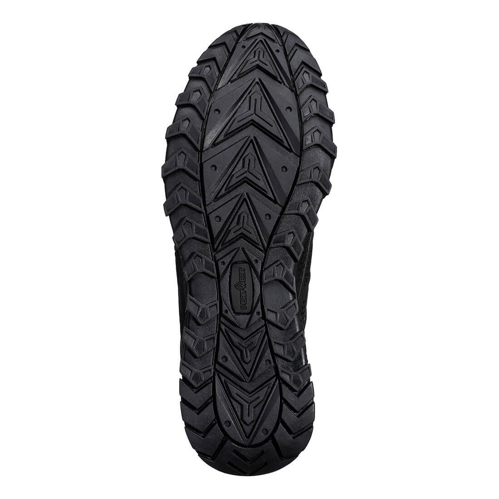 Portwest CompositeLite ESD Voetbescherming Schoen FT46 trainer composiet textiel S1PS ESD SR FO zwart(BK)
