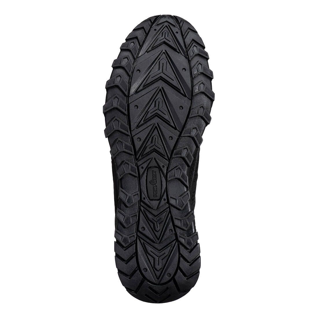 Portwest CompositeLite ESD Voetbescherming Schoen FT46 trainer composiet textiel S1PS ESD SR FO zwart(BK)