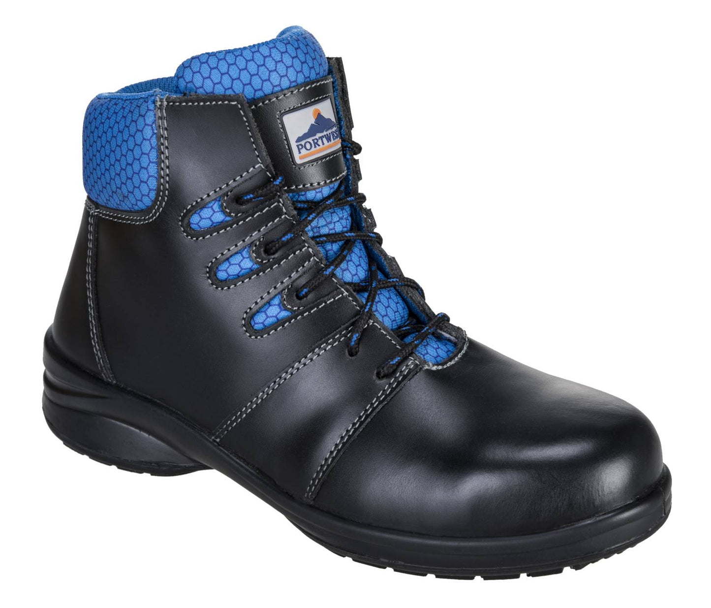 Portwest Steelite Dames Voetbescherming Schoenen FT49 Lily Hoog S1P zwart(BK)