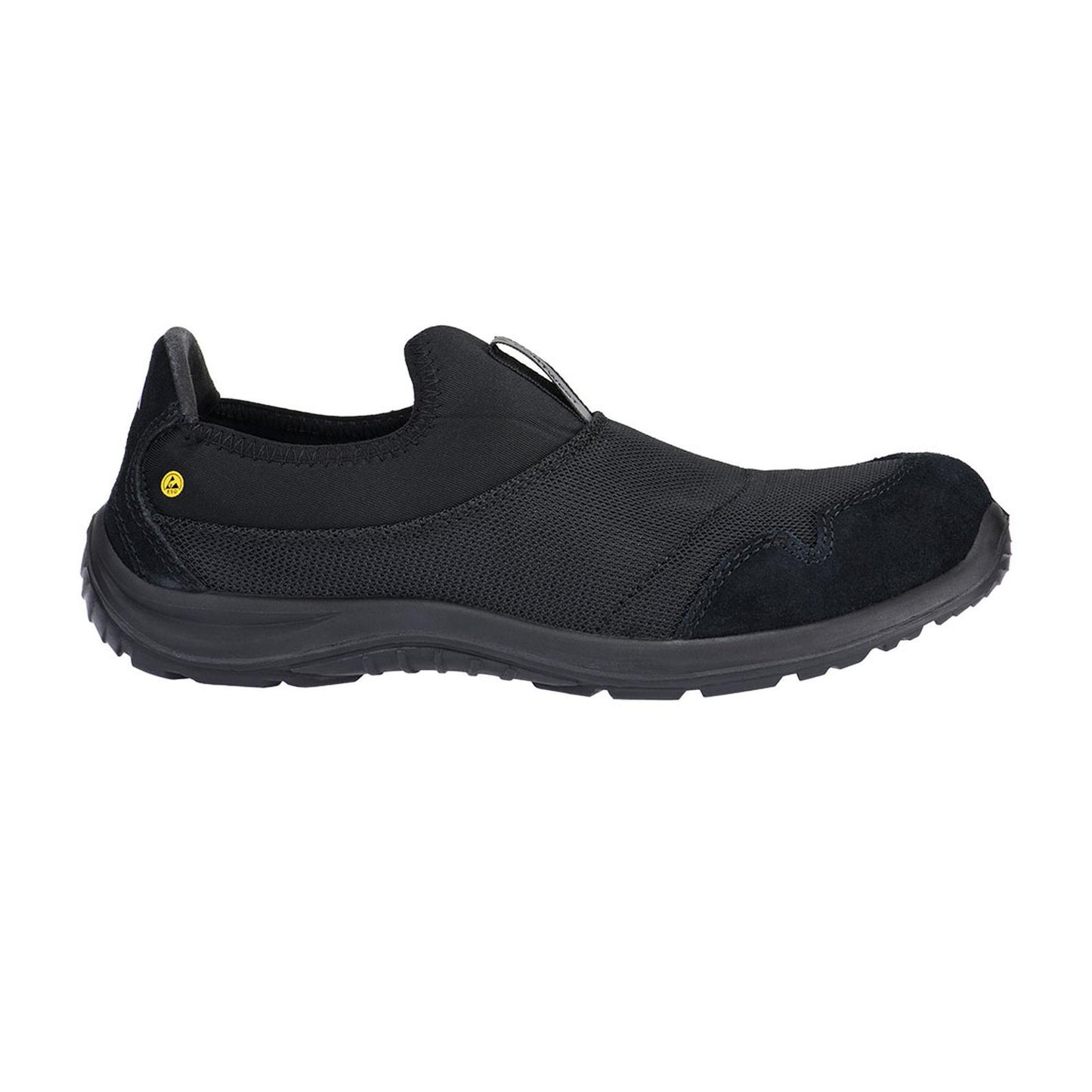 Portwest Steelite Voetbescherming Schoen FT55 staal textiel slip on S1P SR FO ESD zwart(BK)