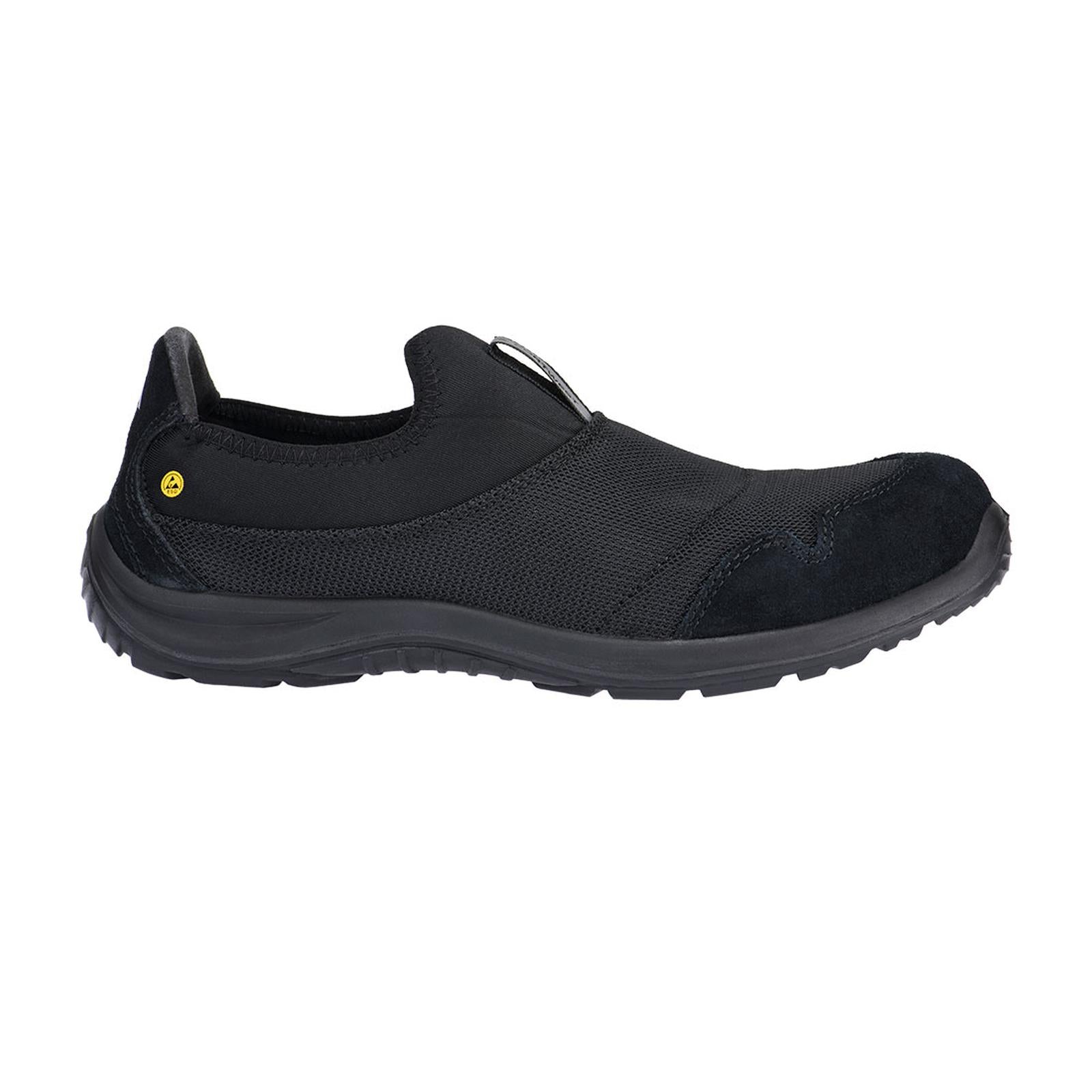 Portwest Steelite Voetbescherming Schoen FT55 staal textiel slip on S1P SR FO ESD zwart(BK)