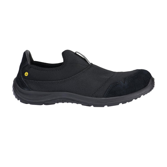 Portwest Steelite Voetbescherming Schoen FT55 staal textiel slip on S1P SR FO ESD zwart(BK)