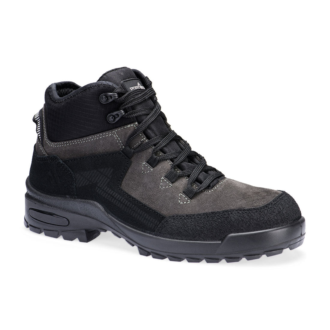 Portwest Voetbescherming Schoen FT72 staal suède S3L CI FO SR zwart-grijs(BG)
