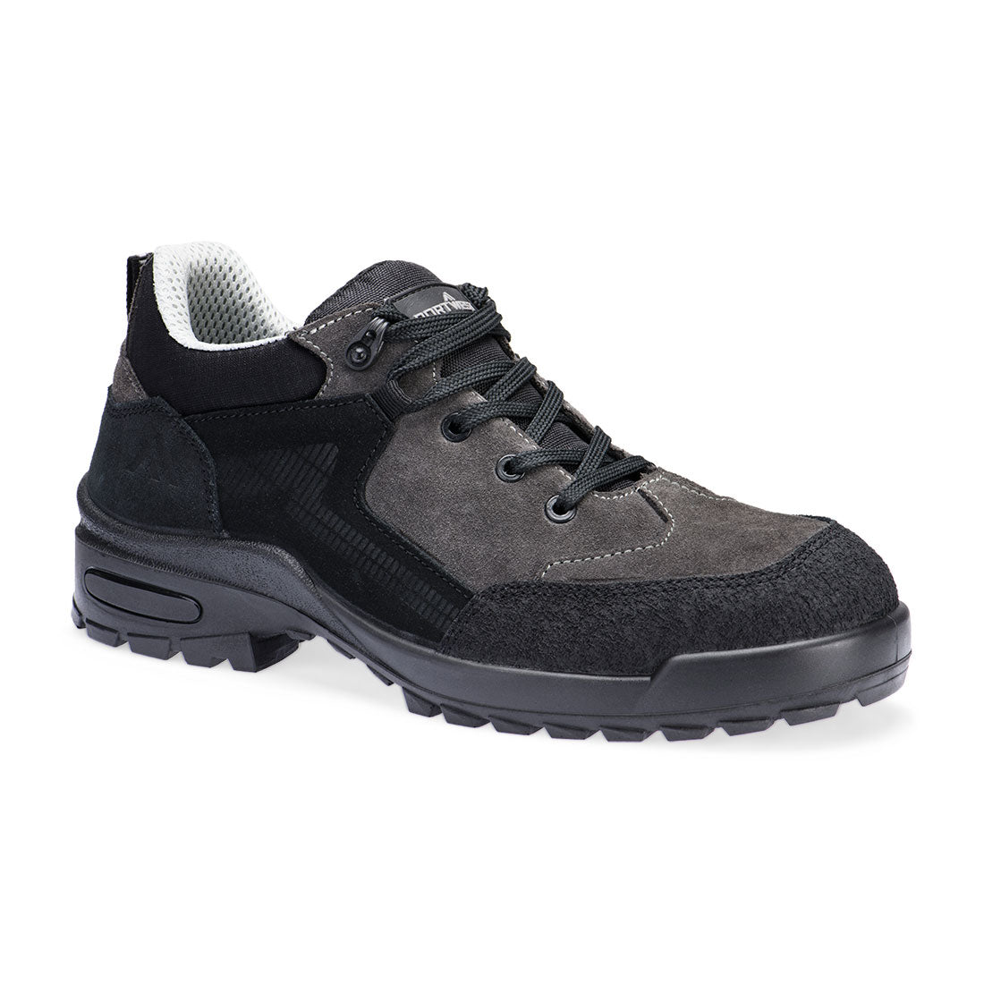Portwest Voetbescherming Schoen FT73 staal suède S3L CI FO SR zwart-grijs(BG)