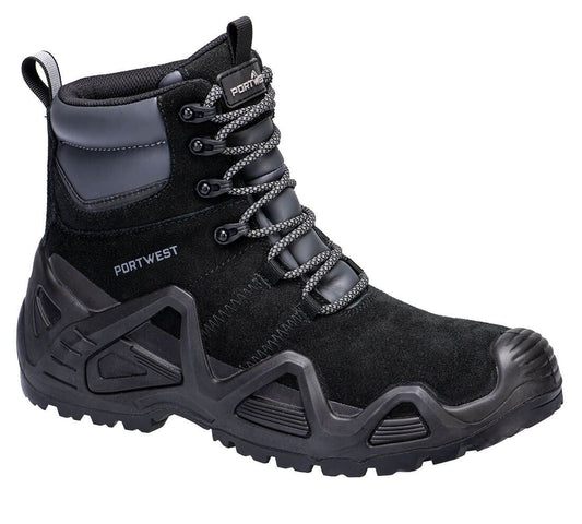 Portwest Voetbescherming Schoen FV01 Rafter Rafter Composiet Hoog S7S SR  FO zwart(BK)