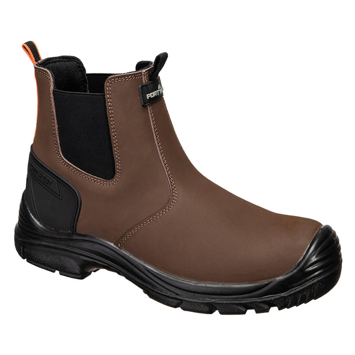 Portwest Schoenen FV02 Rafter hoog S7 SR SC FO bruin-zwart(BR)