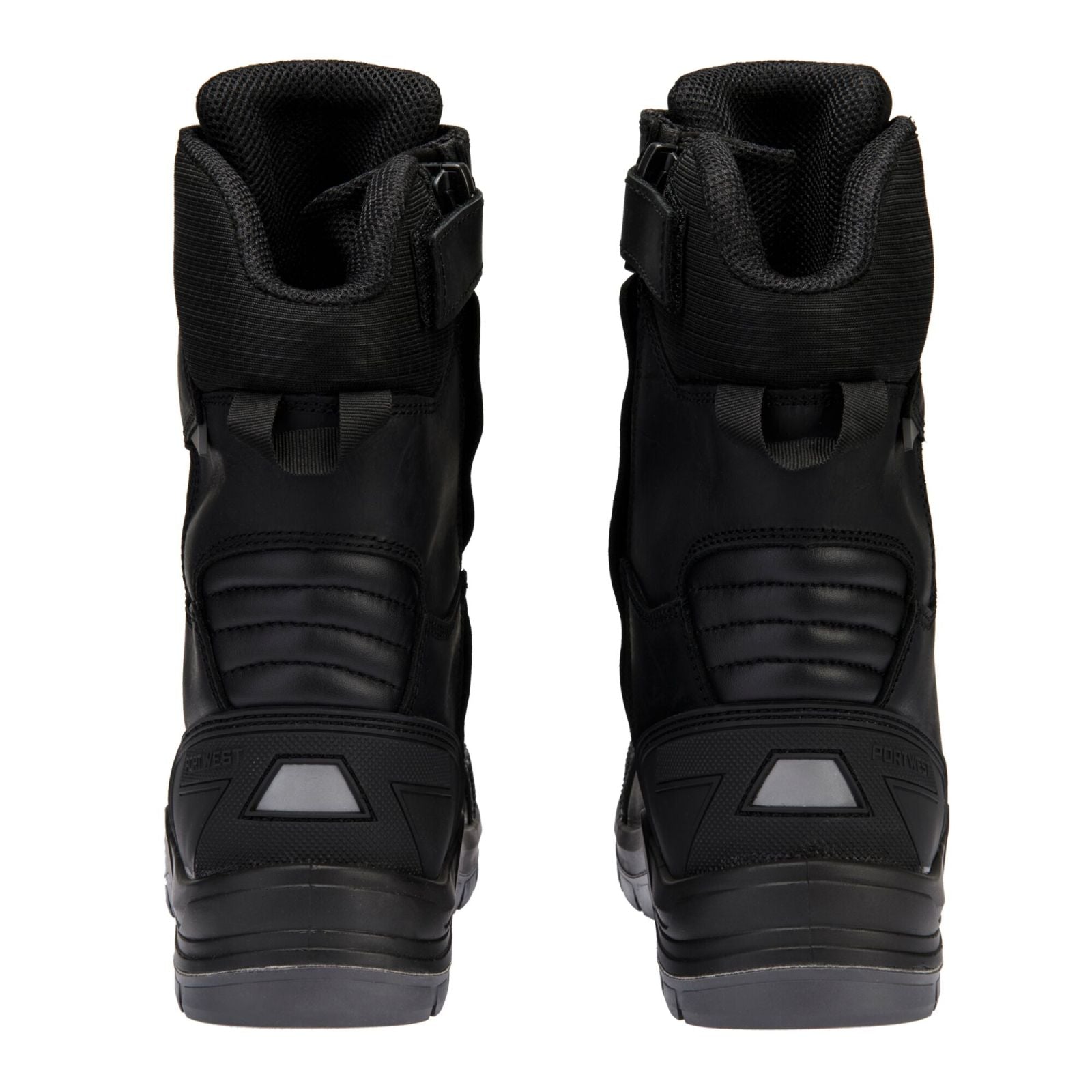 Portwest Composite Lite Voetbescherming Schoen FV03 samengesteld leder hoog S7L HRO M CI LG SC AN SR FO zwart(BK)