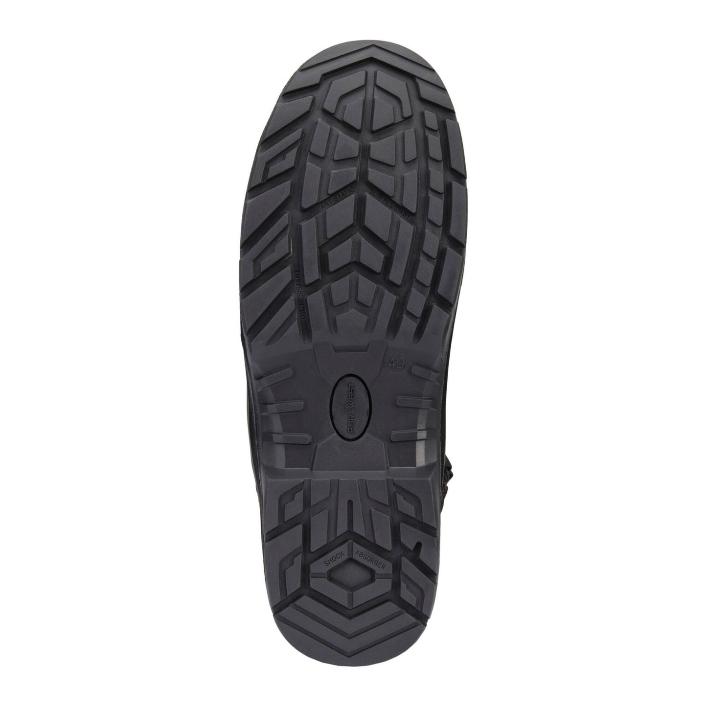 Portwest Composite Lite Voetbescherming Schoen FV03 samengesteld leder hoog S7L HRO M CI LG SC AN SR FO zwart(BK)