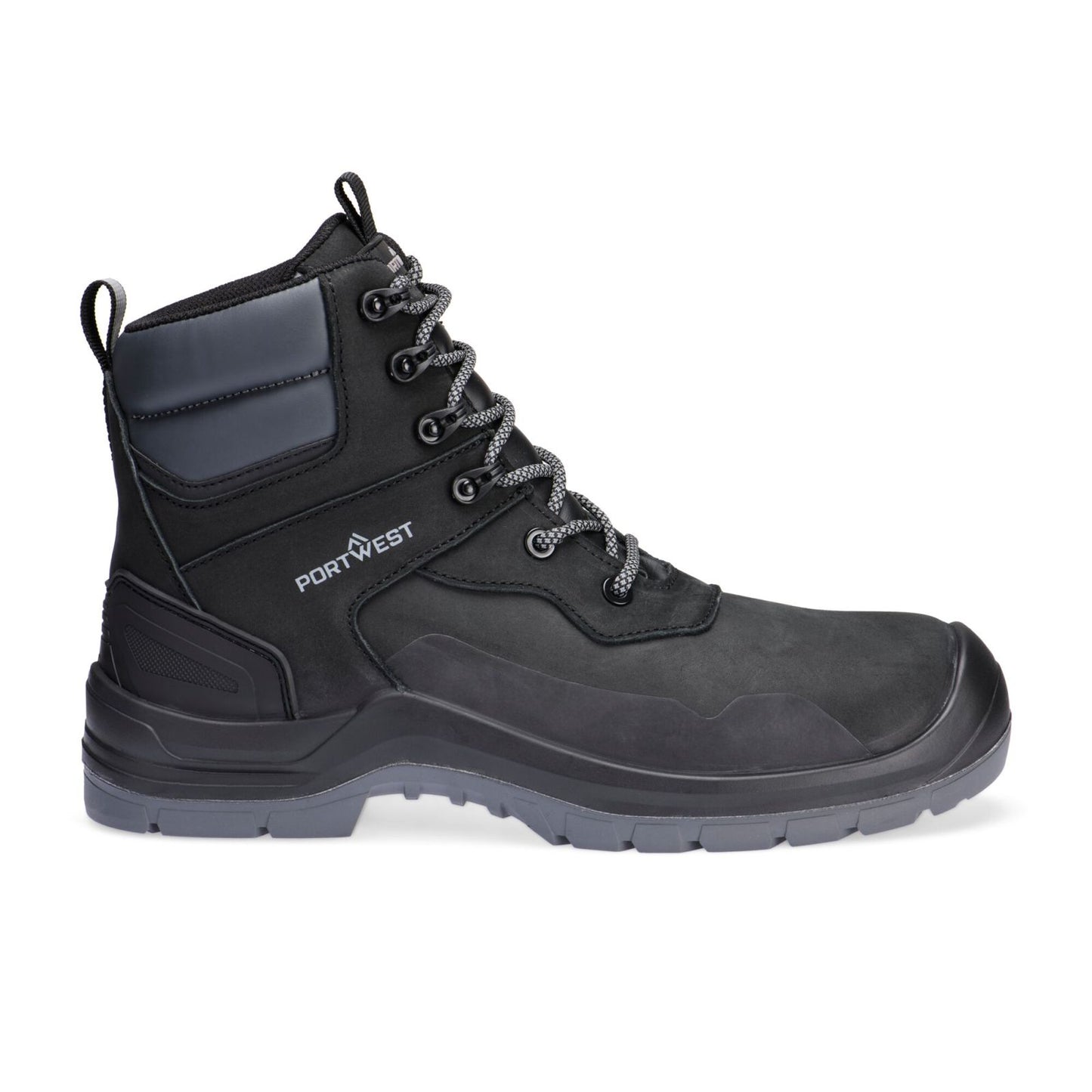 Portwest Composite Voetbescherming Schoen FV06 enkellaars nubuck S7L LG FO SR SC zwart(BK)