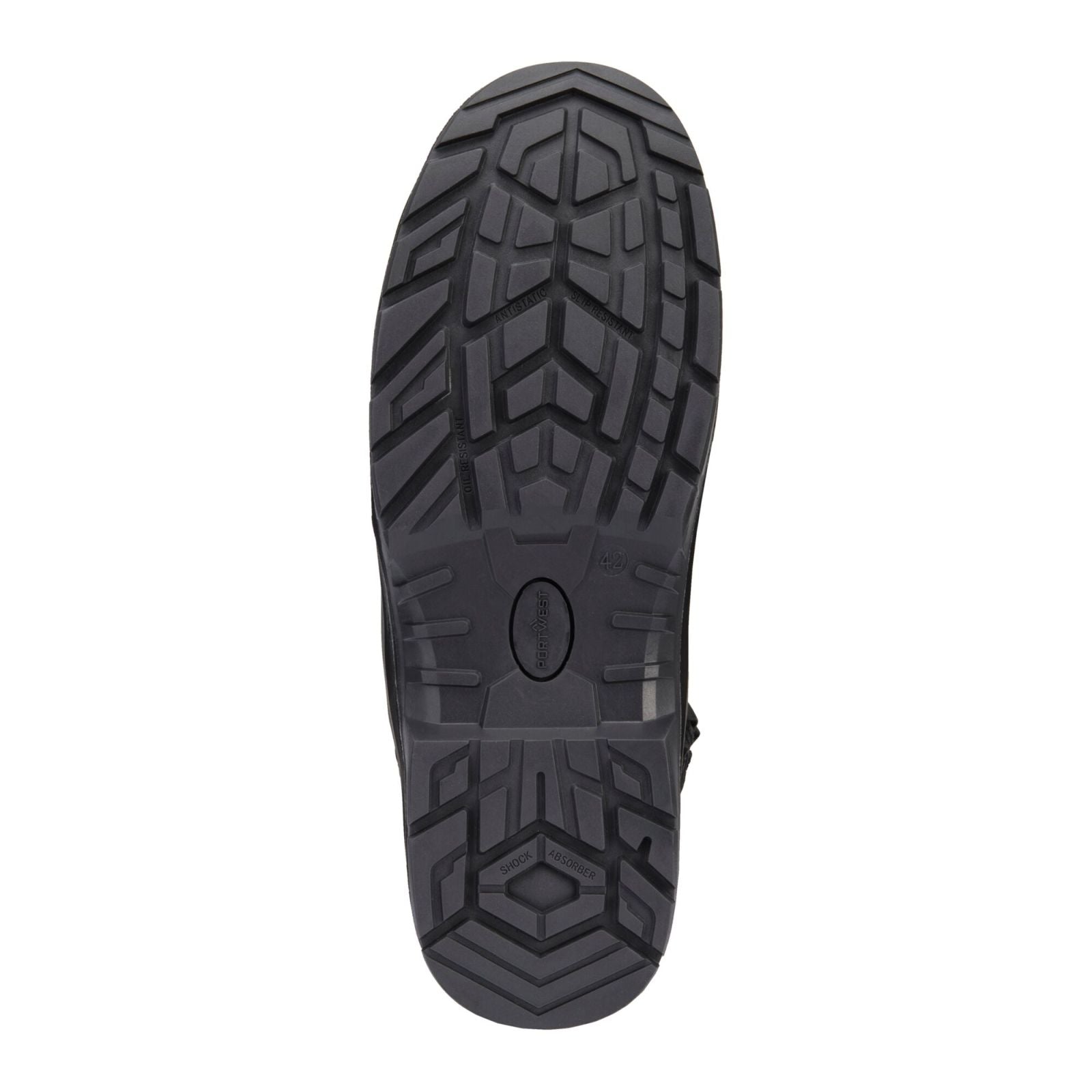 Portwest Composite Voetbescherming Schoen FV06 enkellaars nubuck S7L LG FO SR SC zwart(BK)