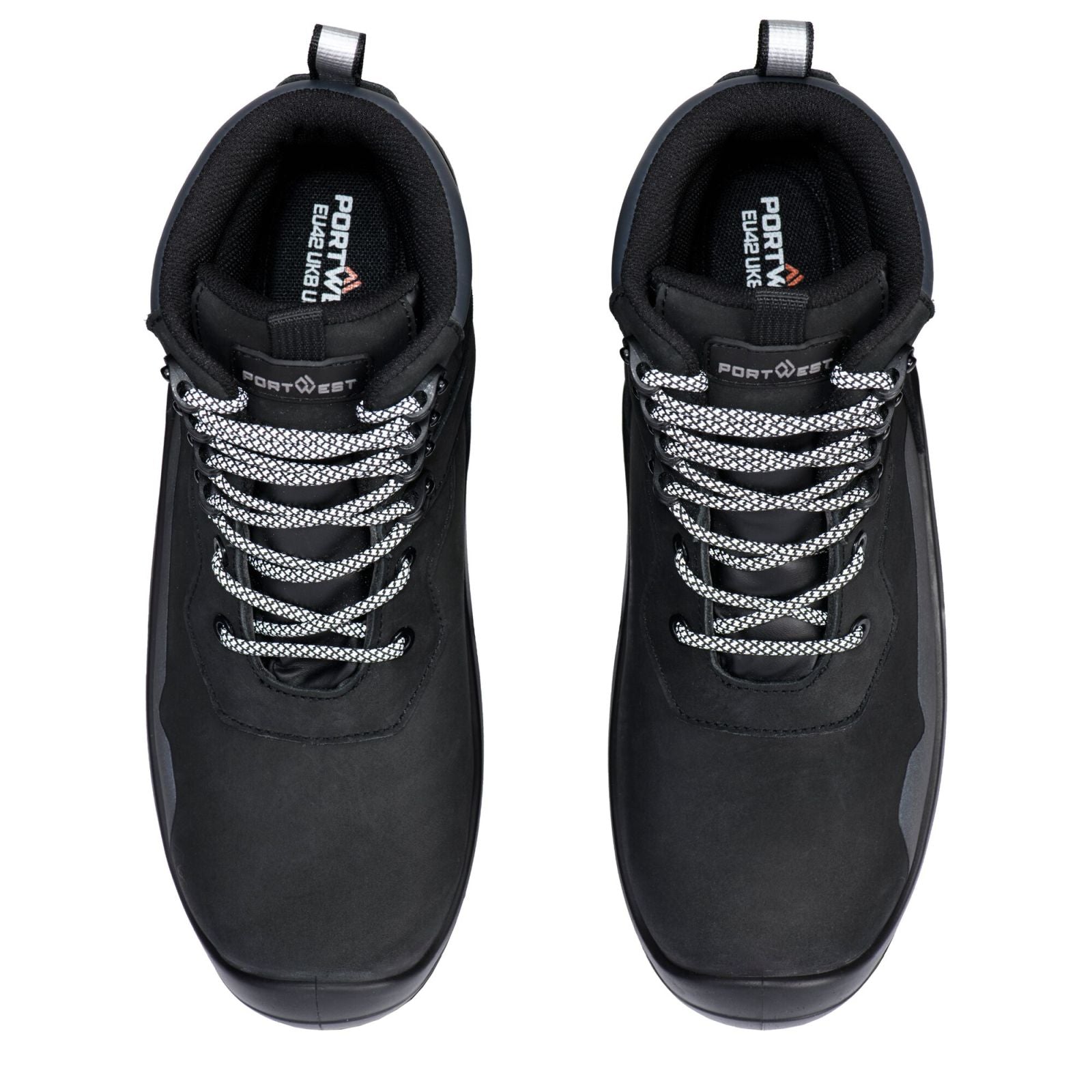 Portwest Composite Voetbescherming Schoen FV06 enkellaars nubuck S7L LG FO SR SC zwart(BK)