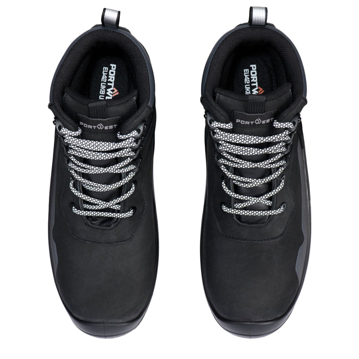 Portwest Composite Voetbescherming Schoen FV06 enkellaars nubuck S7L LG FO SR SC zwart(BK)
