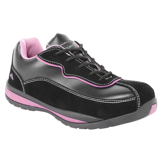 Portwest Schoenen FW39 zwart-roze(BP)