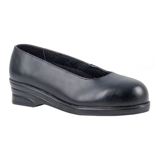 Portwest Steelite Dames Schoen FW49 Court S1 zwart(BK)