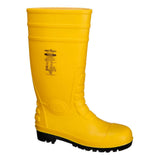 Portwest Portwest Work Voetbescherming Veiligheidslaars FW95 Totale Veiligheid staal PVC Wellington S5 FO geel(YE)