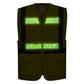 Portwest Glowtex Hoge zichtbaarheid Veiligheidsvest G456 Glowtex Ezee rits Executive HiVis geel(YE)