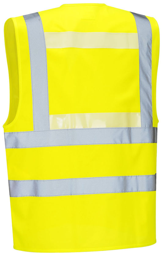 Portwest Glowtex Hoge zichtbaarheid Veiligheidsvest G470 Triple Technologie HiVis geel(YE)
