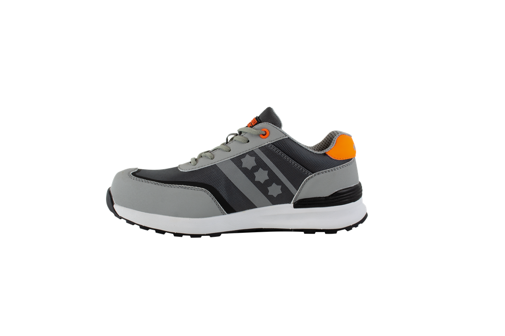 Rucanor Game Veiligheidsschoenen 141 laag S1PL SR FO grijs-oranje(141)