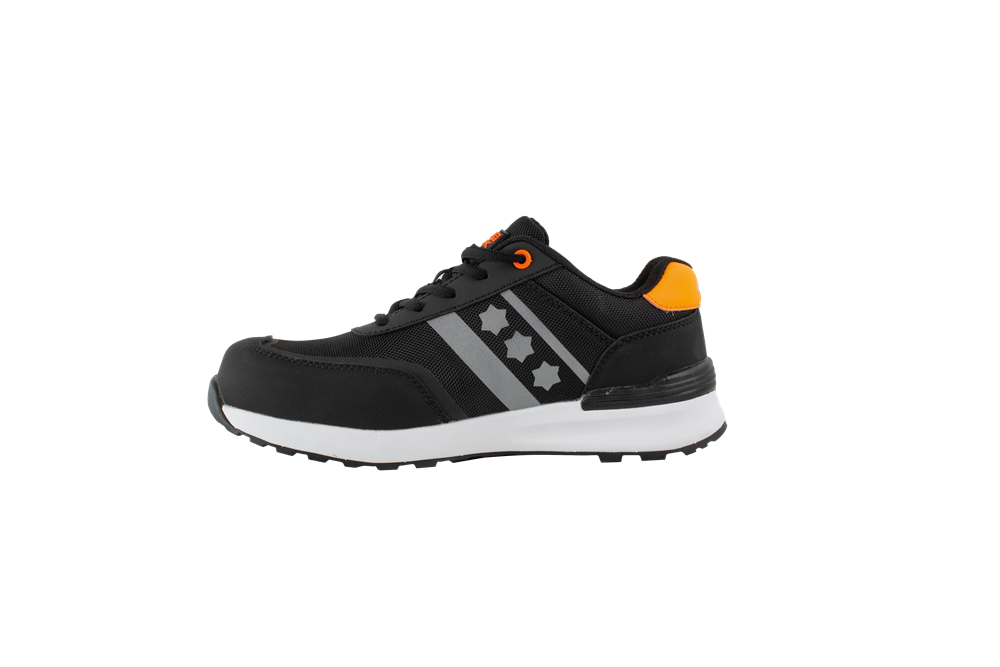 Rucanor Game Veiligheidsschoenen 151 laag S1PL SR FO zwart-oranje(151)