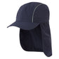 Portwest Accessoires voor Regenkleding Alle weersomstandigheden Pet HA22 Nekbescherming UV straling marineblauw(NA)