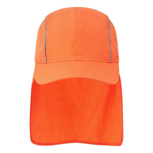 Portwest Accessoires voor Regenkleding Bescherming Tegen Alle Weersomstandigheden Pet HA22 Nekbescherming UV straling oranje(OR)