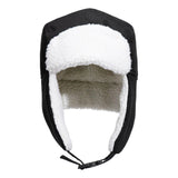 Portwest Accessoires Regenkleding Bescherming Tegen Alle Weersomstandigheden Trappershoed HA33 Sherpa gevoerd zwart(BK)