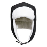 Portwest Accessoires Regenkleding Alle Weersomstandigheden Trappershoed HA33 Sherpa gevoerd zwart(BK)