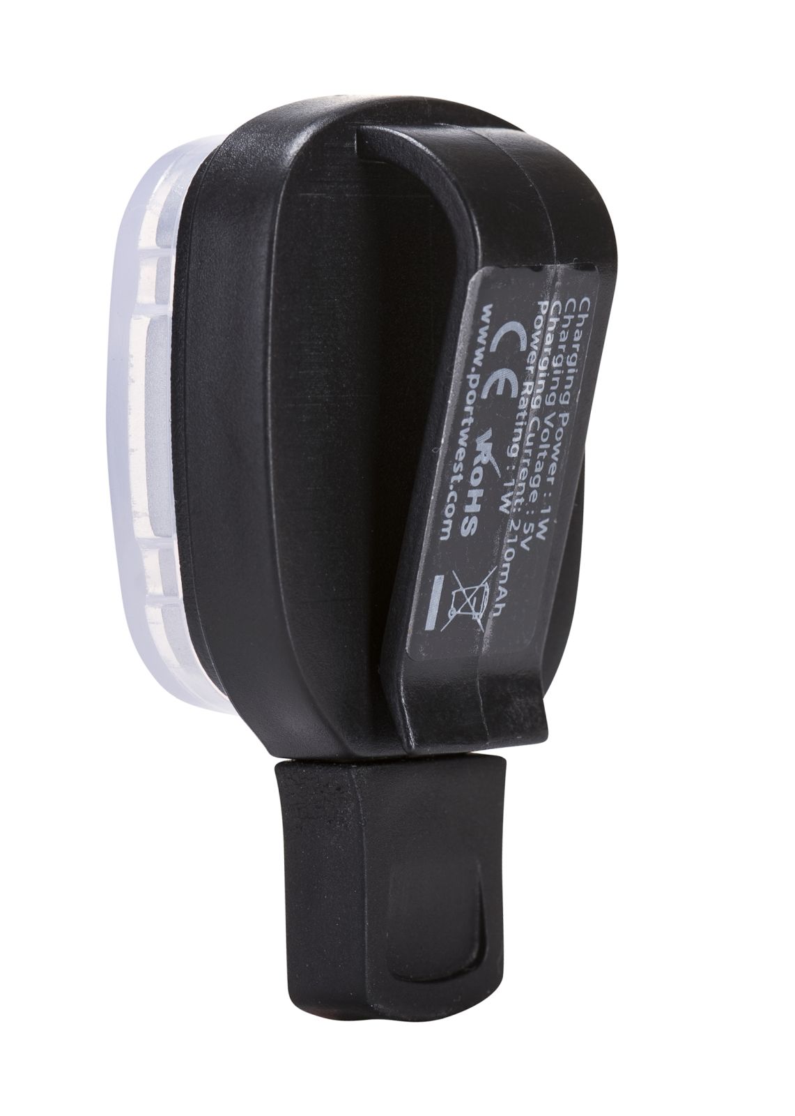 Portwest Lampen HV12 USB- oplaadbaar black(BK)