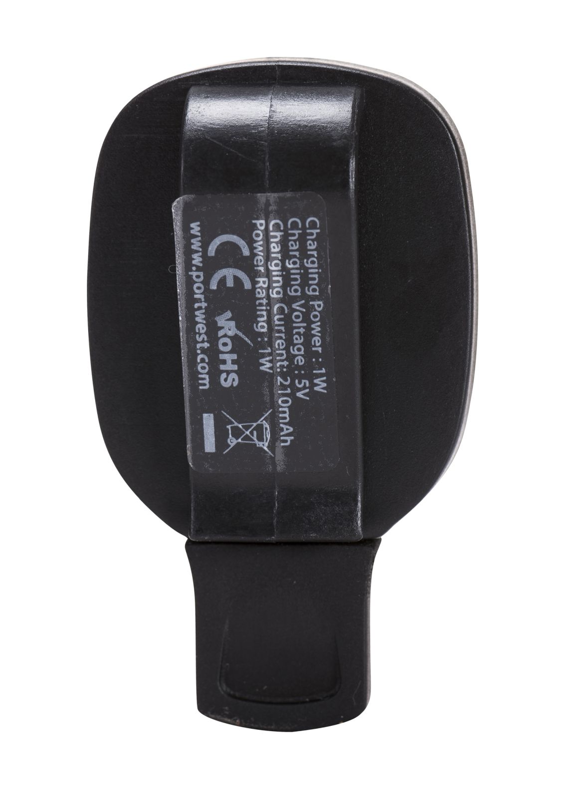 Portwest Lampen HV12 USB- oplaadbaar black(BK)