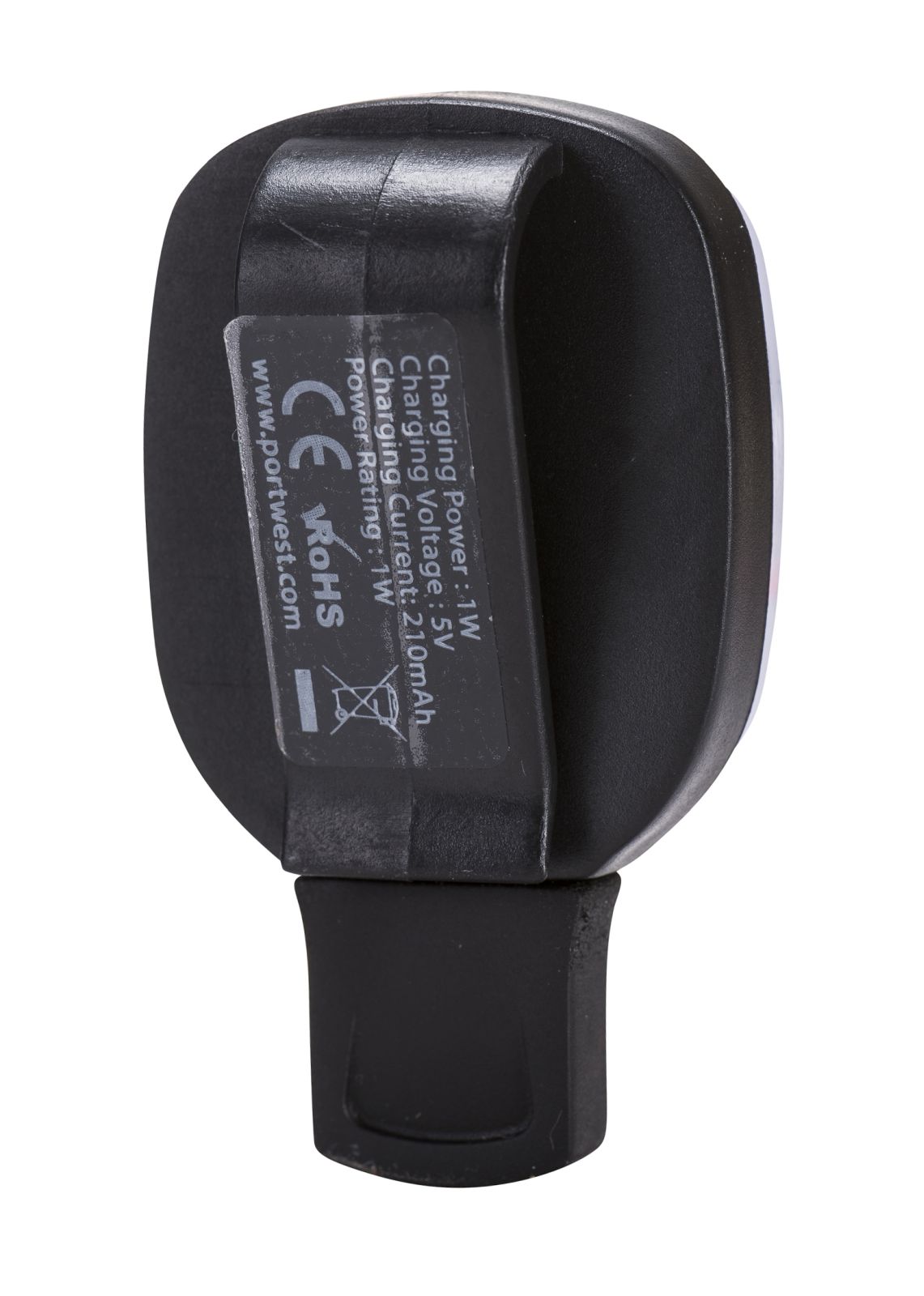 Portwest Lampen HV12 USB- oplaadbaar black(BK)