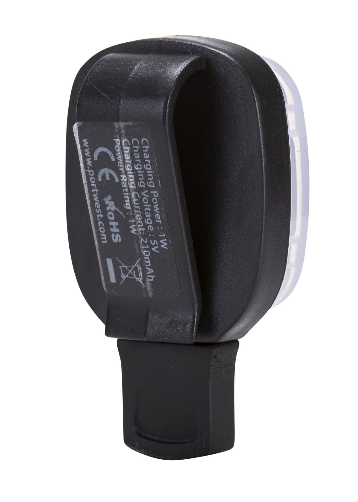 Portwest Lampen HV12 USB- oplaadbaar black(BK)