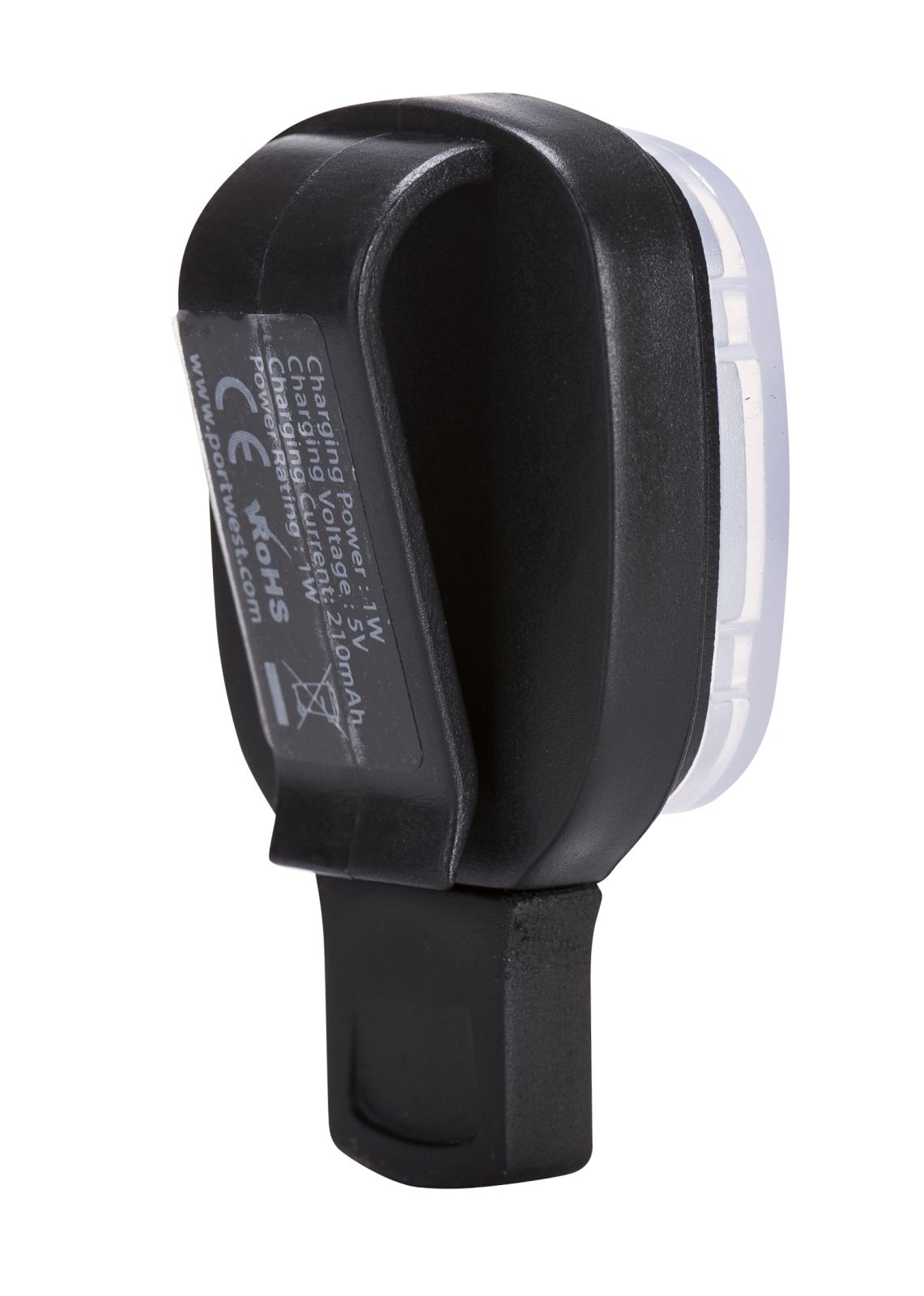 Portwest Lampen HV12 USB- oplaadbaar black(BK)