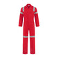 Noname Overalls HZO100 Met reflectieband rood(ROOD)