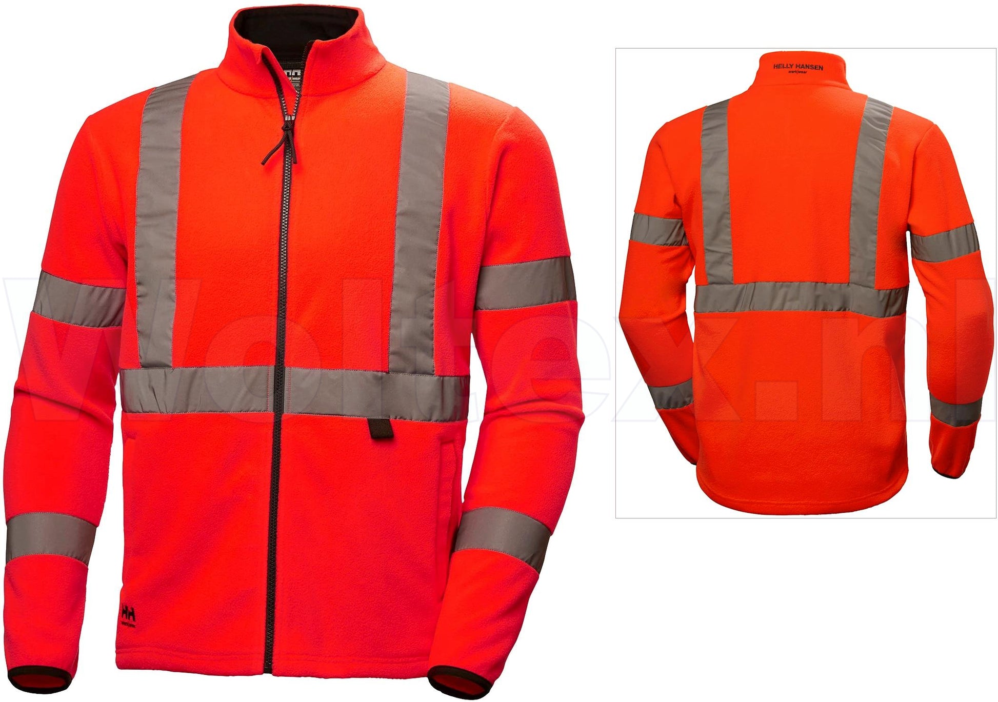 Helly Hansen Vesten Addvis 72171 HiVis fluo-rood(160)