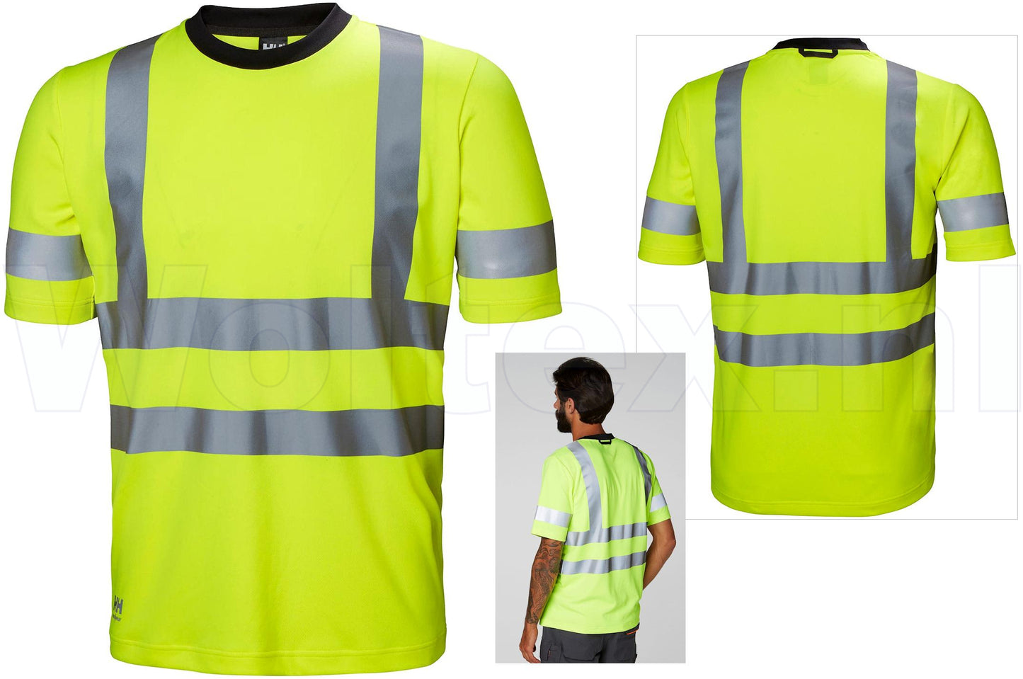 Helly Hansen T-shirts Addvis 79092 HiVis fluo-geel(360)