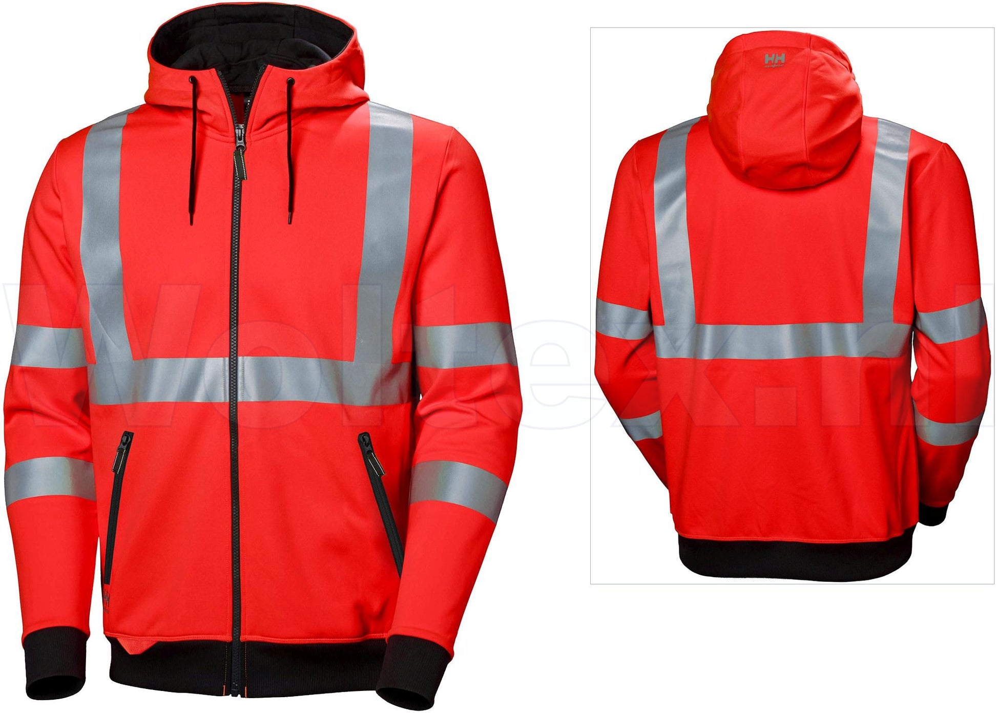 Helly Hansen Vesten Addvis 79094 HiVis fluo-rood(160)