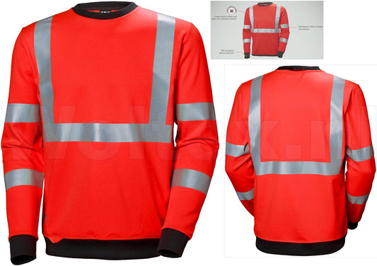 Helly Hansen Polosweaters Addvis 79095 HiVis fluo-rood(160)