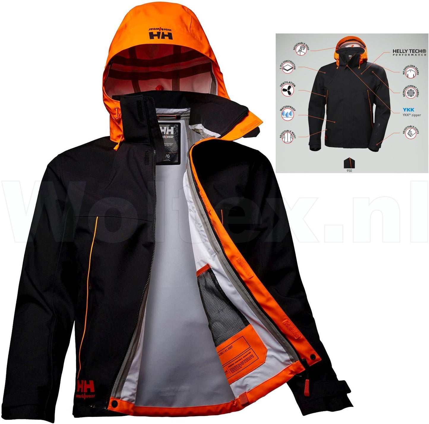 Helly Hansen Jassen Chelsea 71140 ebbenhout(950)