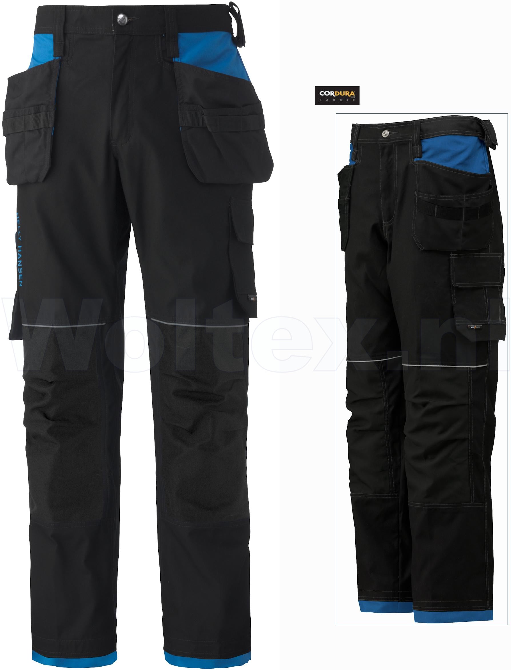 Helly Hansen Broeken Chelsea 76441 zwart-racerblue(802)