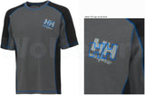 Helly Hansen T-shirts Chelsea 79135 grijs-zwart-blauw contrast(979)