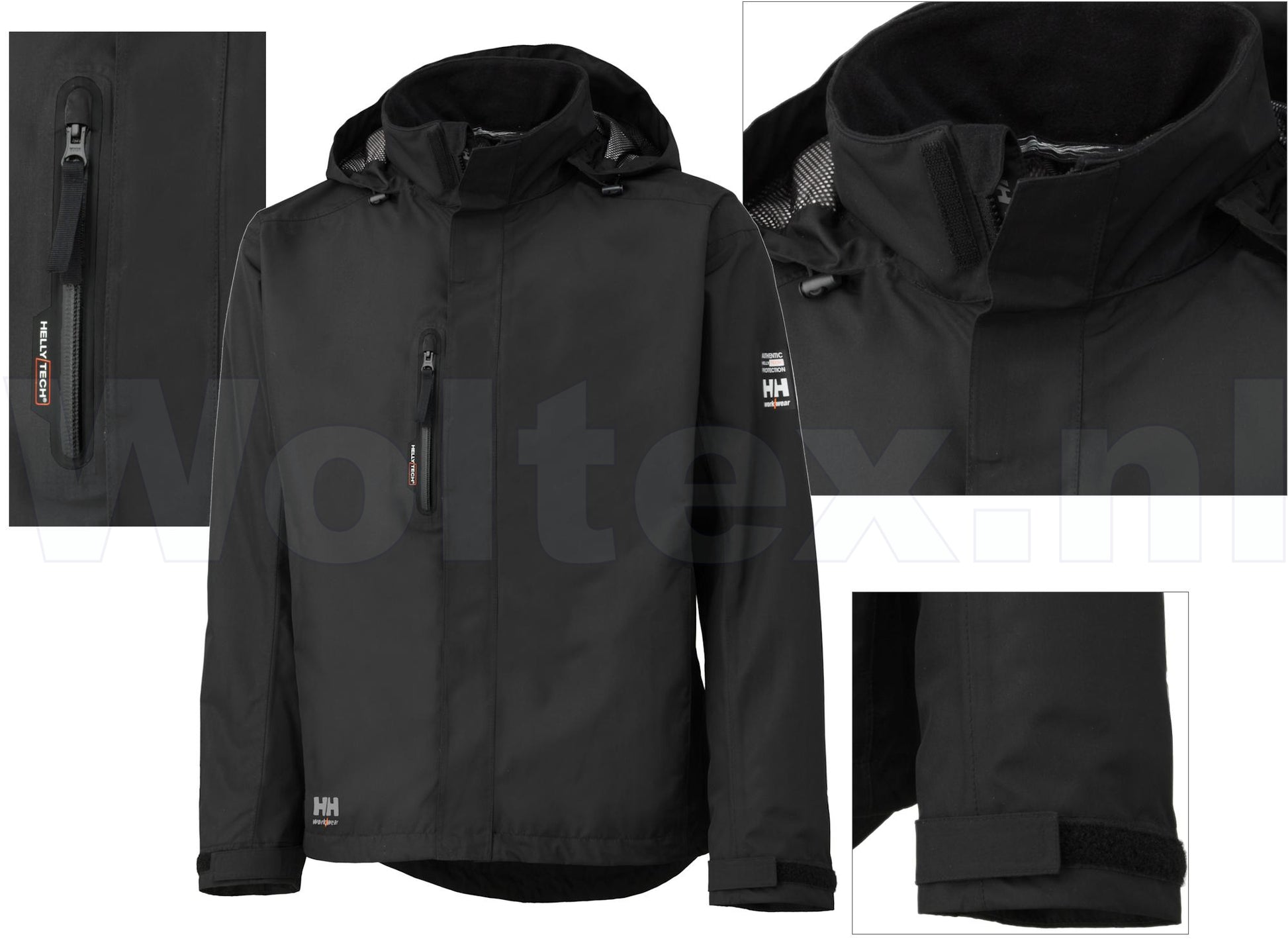 Helly Hansen Jassen Haag 71043 Inrits-systeem zwart(990)