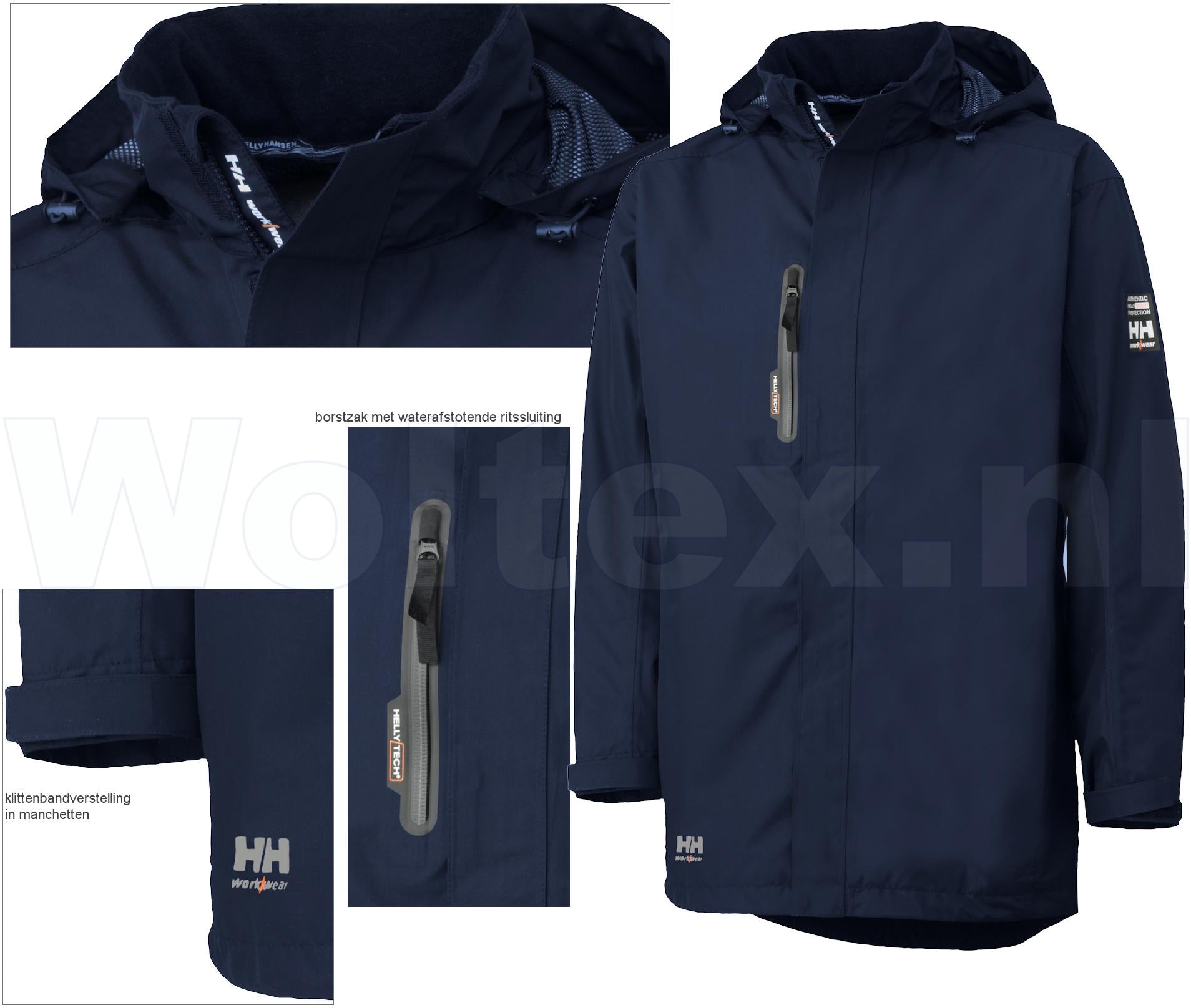 Helly Hansen Jassen Haag 71045 Inrits-systeem donkerblauw(590)